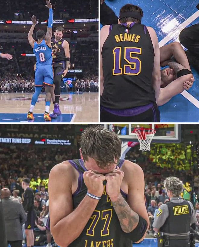 东契奇左腿筋拉伤退场 湖